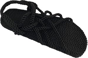 Women's Rope Sandals - Black | HIPPÖ Rope Sandals | 13 HIPPÖ