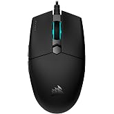 Corsair KATAR PRO XT Wired Ultra-Light FPS Gaming Mouse &ndash; 18,000 DPI &ndash; Symmetric Shape &ndash; Quickstrike Buttons &ndash; iCUE Compatible &ndash; PC, Mac, PS5, PS4, Xbox &ndash; Black