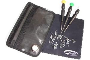 Silverhill Tools Nintendo Repair Kit - Triwing 1.5, 3.0, PH00 Screwdrivers, Replacement Screws, Work Mat & Cloth, Suitable fo