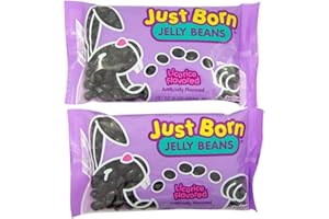JELLY BEANS CANDY Just Born, Jelly Beans Licorice, 10 Ounce