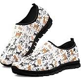 xixirimido Women's Slip On Shoes Casual Low Top Flat Sneakers Non-Slip Comfort Breathable Footwear for Walking Tennis