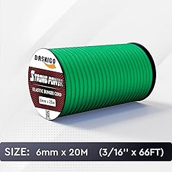 DASKIGO Elastic Bungee Shock Cord 3-8mm