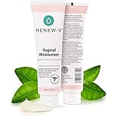 Renew-V Natural Vaginal Moisturizer For Dryness & Itching - Vulva Balm for Irritation Relief, Anti Itch & Women Menopause Support - Hormone Free, Unscented, Paraben-Free - Made in USA, 2 oz