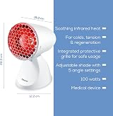 Beurer IL11 Infrared Heat Lamp with 5 Inclination Angles view 6