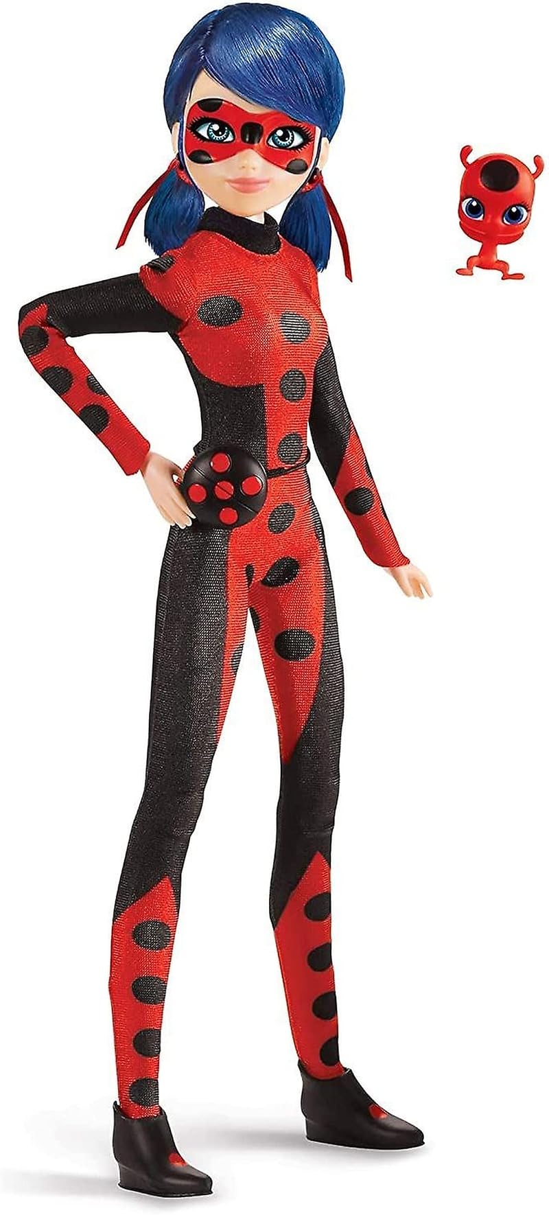 Bandai Miraculous Ladybug And Cat Noir 26cm Fashion Doll V2 with Kwami Tikki