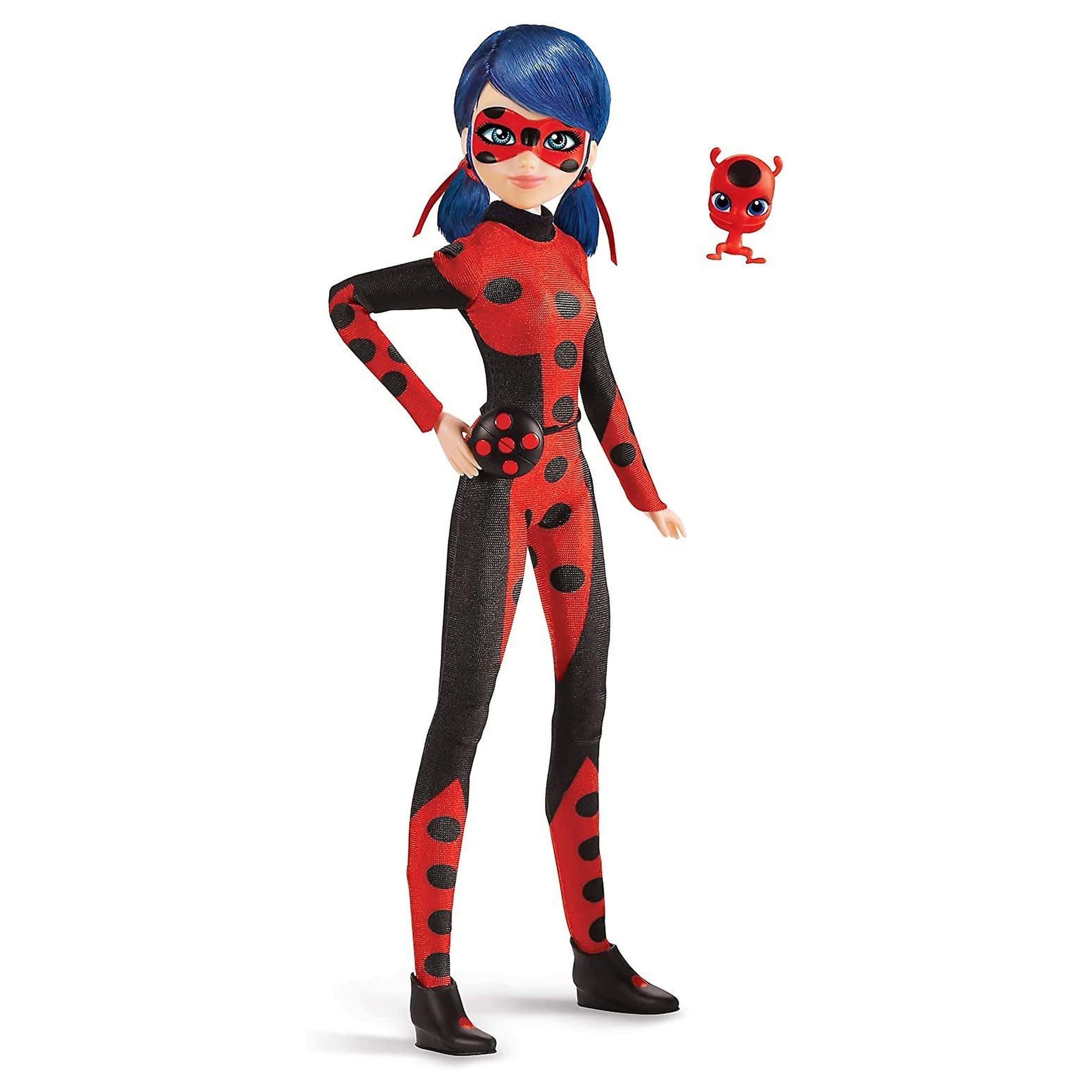 Miraculous Ladybug And Cat Noir Toys Ladybug Fashion Doll V2 | Articulated 26cm Ladybug Doll With Accessories Kwami | Marinette Superhero Ladybug Figurine | Bandai Dolls
