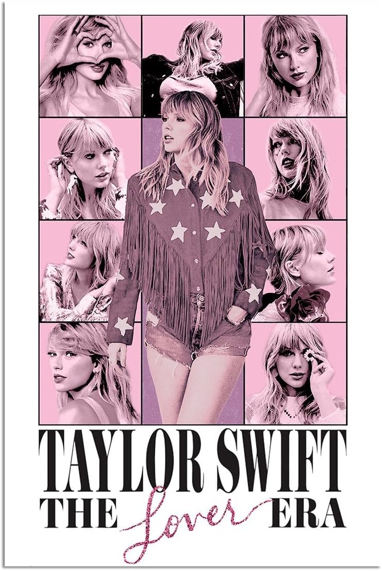 Wall Décor - Taylor Music Swift Album Poster The Cover Signed Limited Poster Canvas Wall Art Room Aesthetics for Girl and Boy Teens Dorm Decor, Art Picture Print Modern Bedroom Dorm Decor Posters, No Frame 12x18 inch