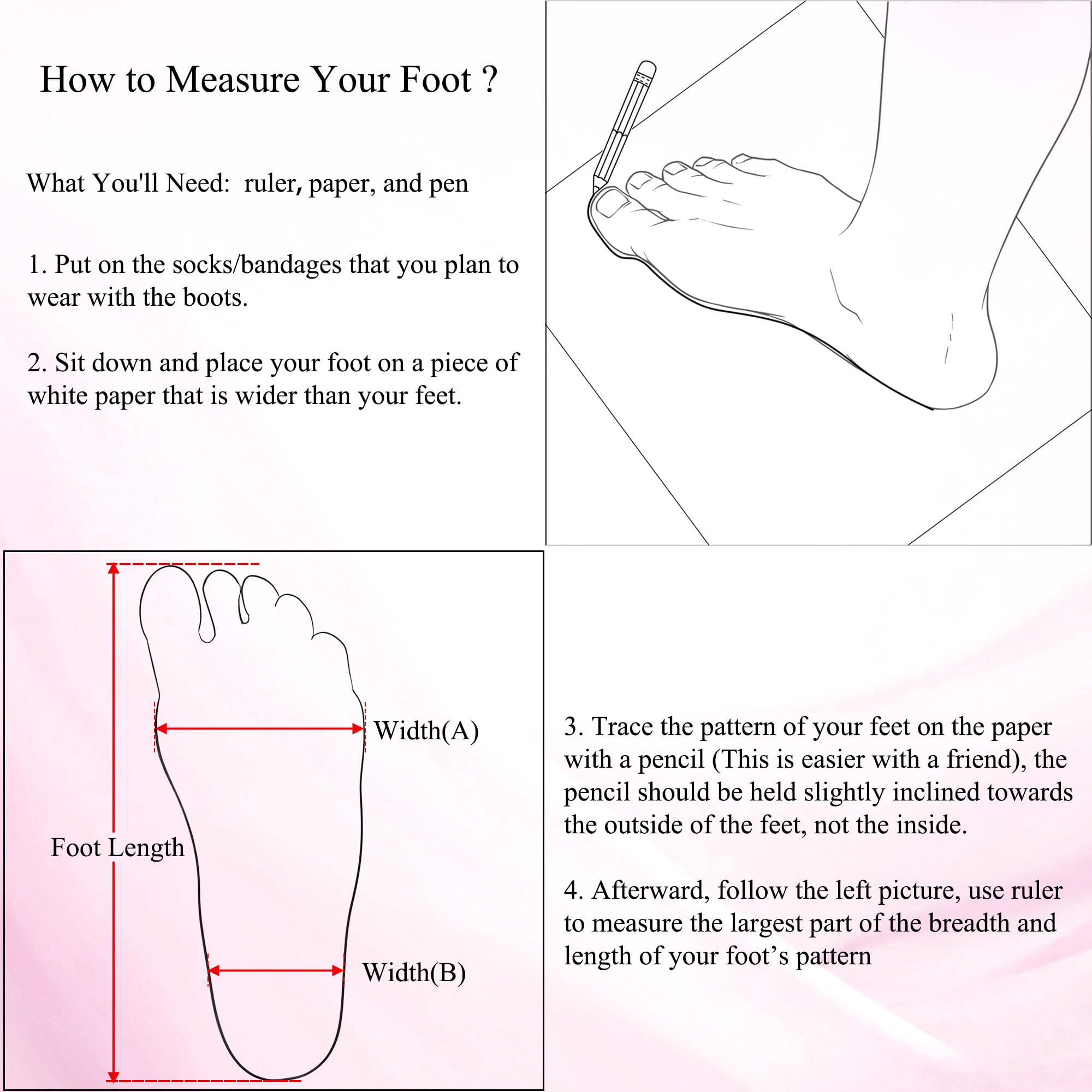 Walking Boot for Broken Foot, Air Cam Walker Boot for Foot Injury Adjustable Fracture Support for Sprained Ankle, Grey Shell with Light Pink Lining for Women Medium