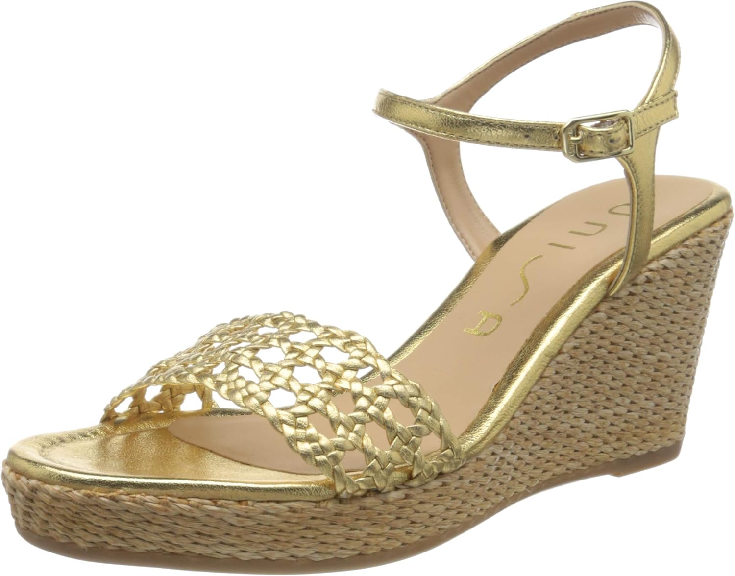 unisa espadrilles gold