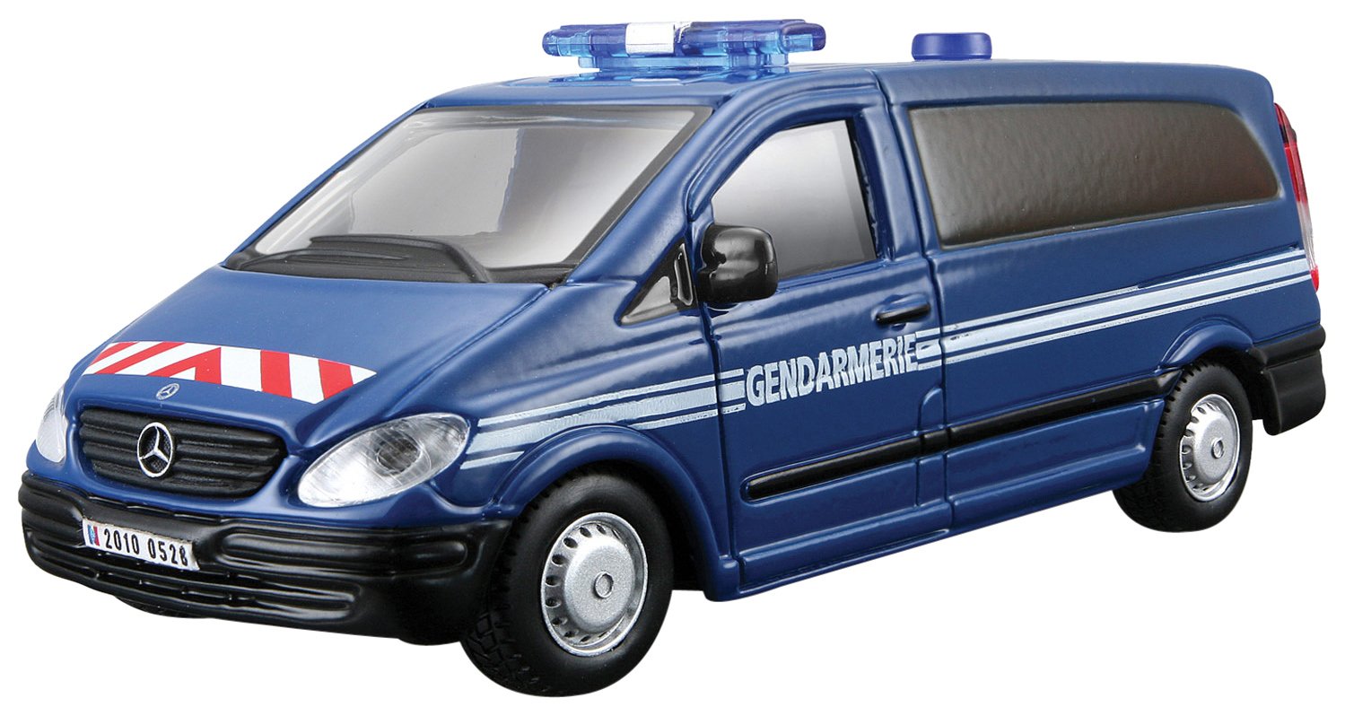 Bburago 15632009 Mercedes-Benz Vito Police, 1: 50