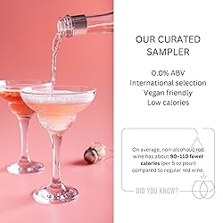 Non-Alcoholic Rosé Wine Sampler - 4 Bottles