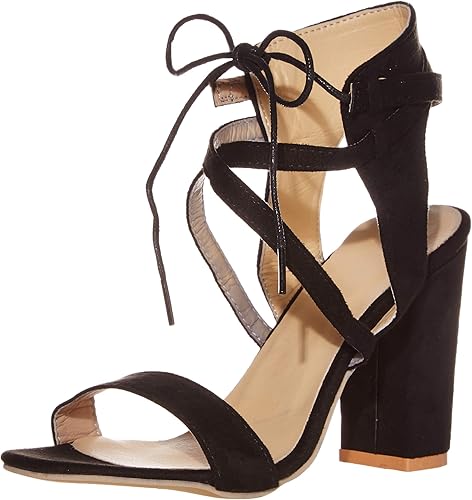 black heeled sandals uk
