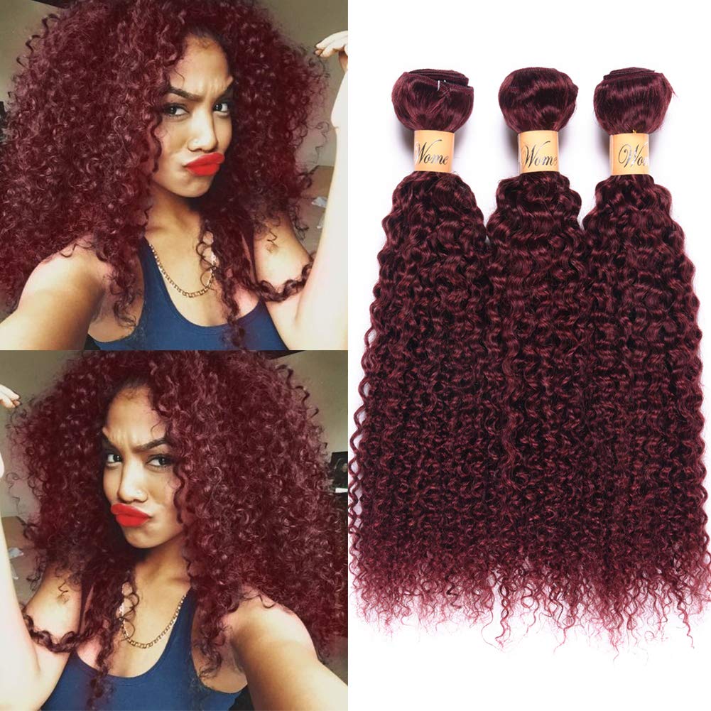 Amazon Com Valentines Day Gifts Wine Red 99j Afro Curly Kinky