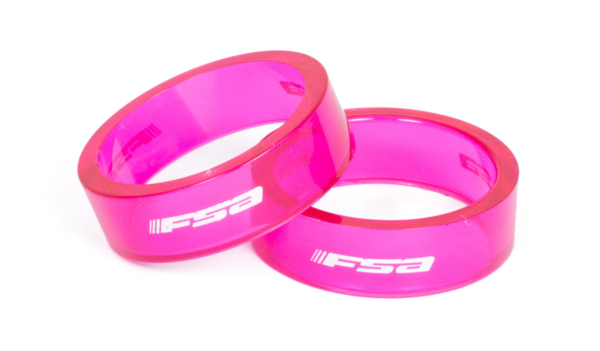 FSA Polycarbonate Headset Spacer - Pink, 1.1/8-Inch/10 mm