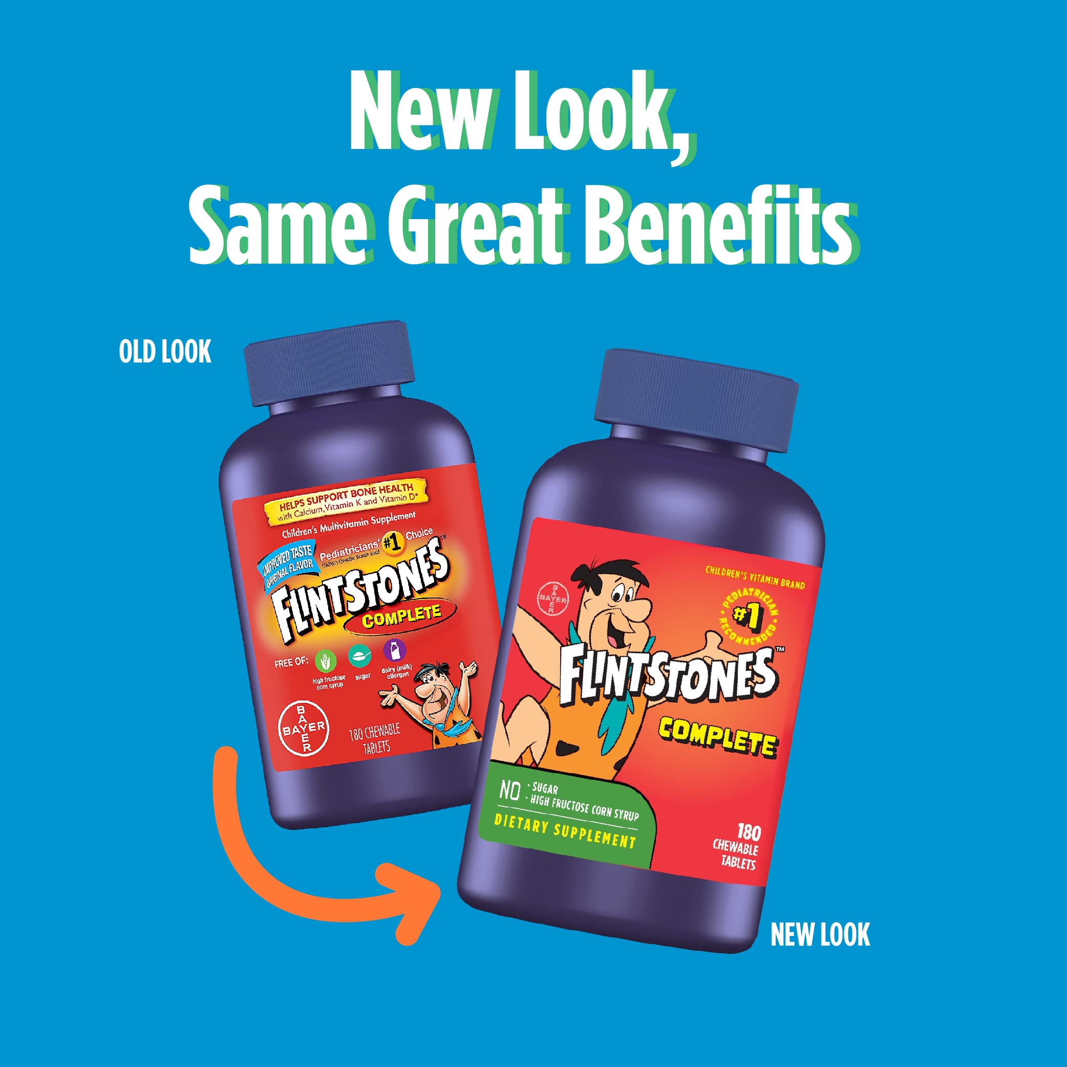 Flintstones Chewable Kids Vitamins, Complete Multivitamin