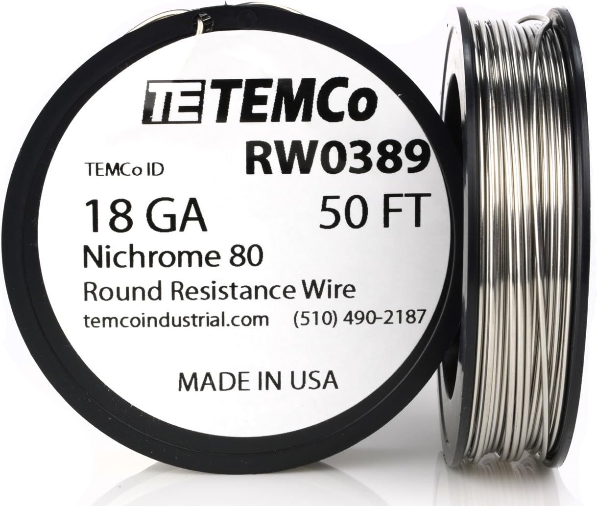 Ni80 Wire Nichrome 8020 Gauge 100FT Resistance Wire High Purity