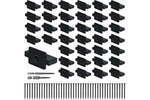 SAPIENTIAL CREATION 600PCS Hidden Fasteners Hidden Deck Fasteners for Composite Decking Board Fasteners Composite Deck Fasteners with Screws and Drill Bits