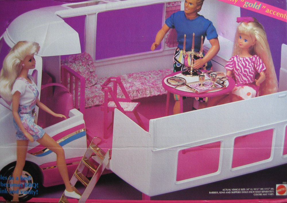 1990s barbie camper