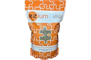 EZium Chelated Magnesium Equine Supplement for Horses – 9.5 lb Resealable Bag (30-Day Supply) – Supports Muscle Function, Focus, Behavior & Calming