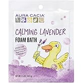 Aura Cacia Aromatherapy Foam Bath, Calming with Lavender, 2.5 Ounce Packet (Pack of 6)