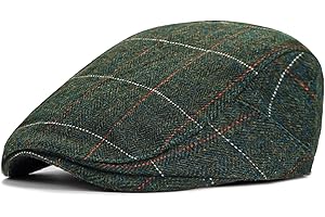 Xinveen Men's Newsboy Hats Winter Flat Ivy Gatsby Cap Irish Cabbie Ivy Driving Hunting Hat