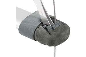 Waterline Design Spreader Boot in Leather for Sailboats | UV Protected Leather Spreader Boot with Velcro Hook and Loop Fastener | Rapid & Easy to Set up