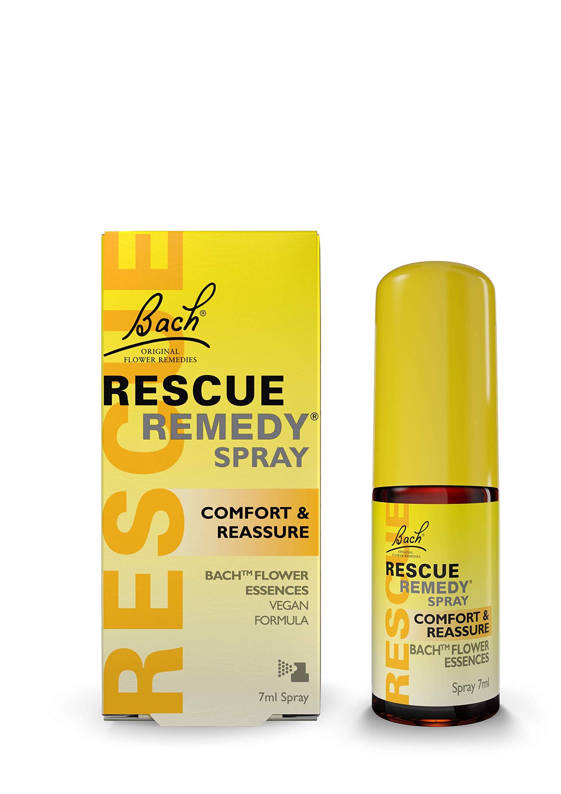 Rescue Remedy Spray | Daily Support for Stressful Moments | Bach Original Flower Essences | Easy-to-Use 7ml Oral Spray