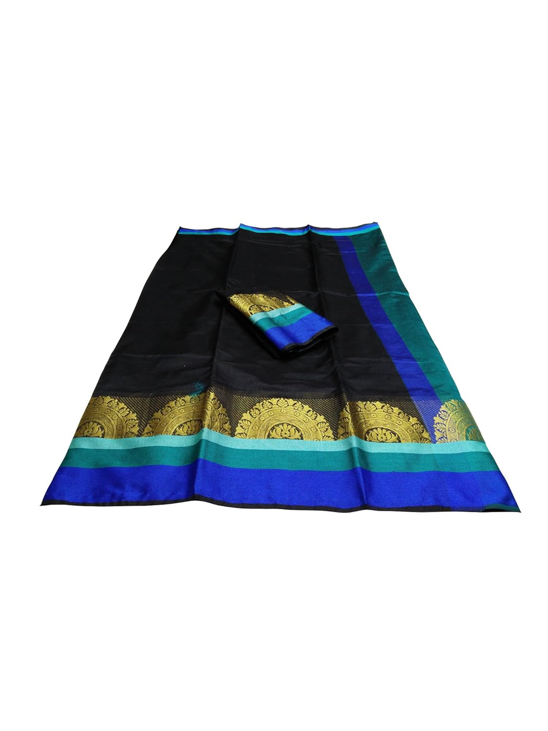 saree mall women's kanjivaram silk saree with unstitched blouse piece