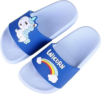 Amazon Com Boys Girls Sandals Kids Non Slip Soft Outdoor Sandal Cute Cartoon Slippers Clothing
