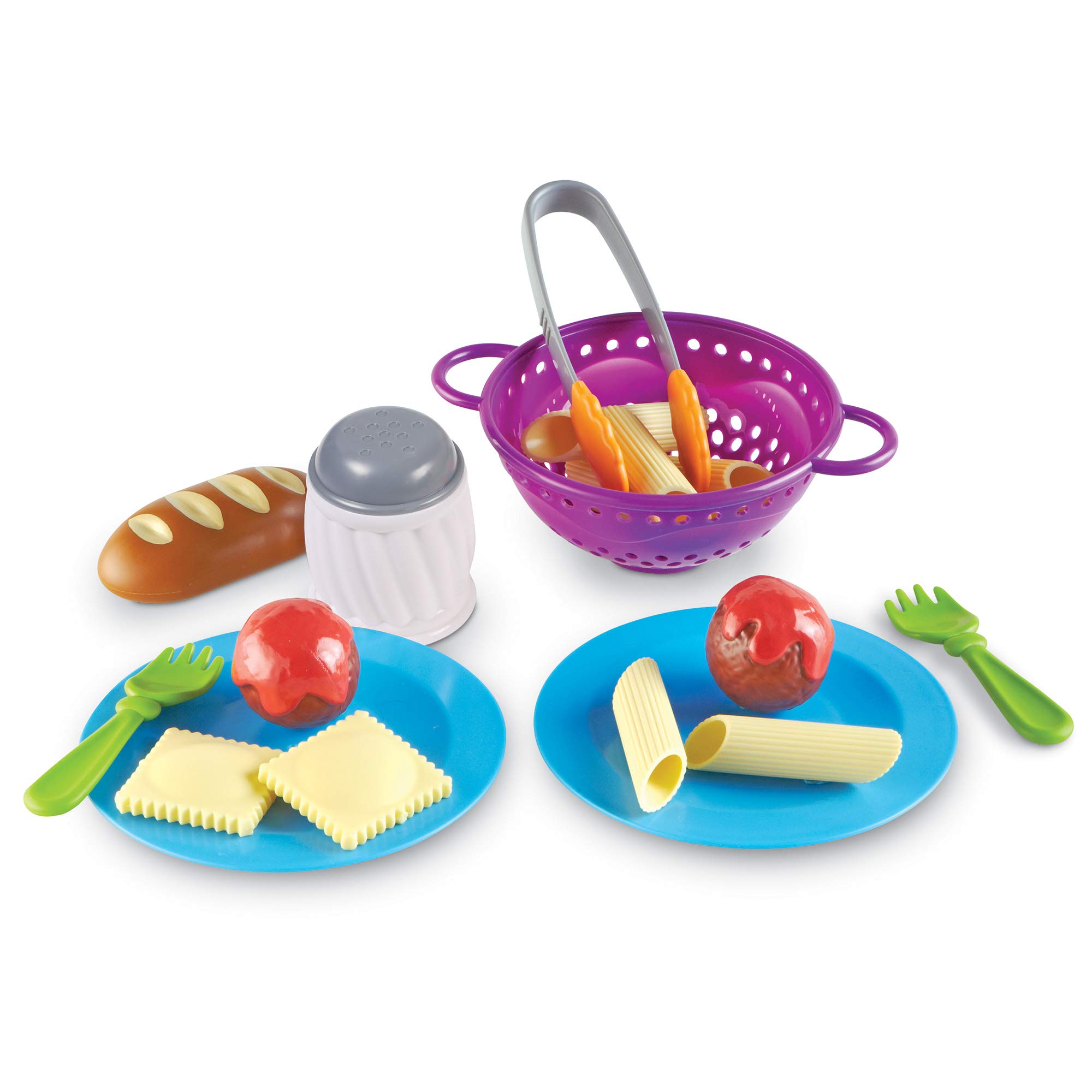 Learning Resources New Sprouts Pasta Time, Pretend Play Food for Toddlers, Preschool Learning Toys, Kitchen Play Toys for Kids