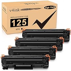v4ink 4PK Compatible CRG-125 Toner Cartridge
