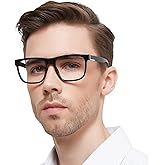 OCCI CHIARI Large Square Reading Glasses for Men Stylish Design Readers 1.0 1.5 2.0 2.5 3.0 3.5 4.0 5.0 6.0