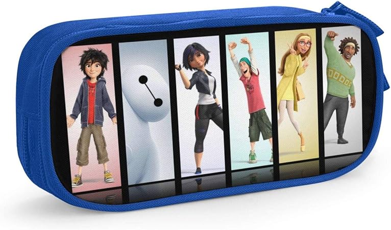 Amazon ベイマックス 4 おしゃれ 多機能 大容量 女の子 男の子 通用 筆箱 ペン袋 文房具袋 小物入れ 化粧箱付け 軽量 学生 収納 鉛筆のサック 人気 子供用 進学 誕生日 入学 プレゼント 文房具 オフィス用品 文房具 オフィス用品