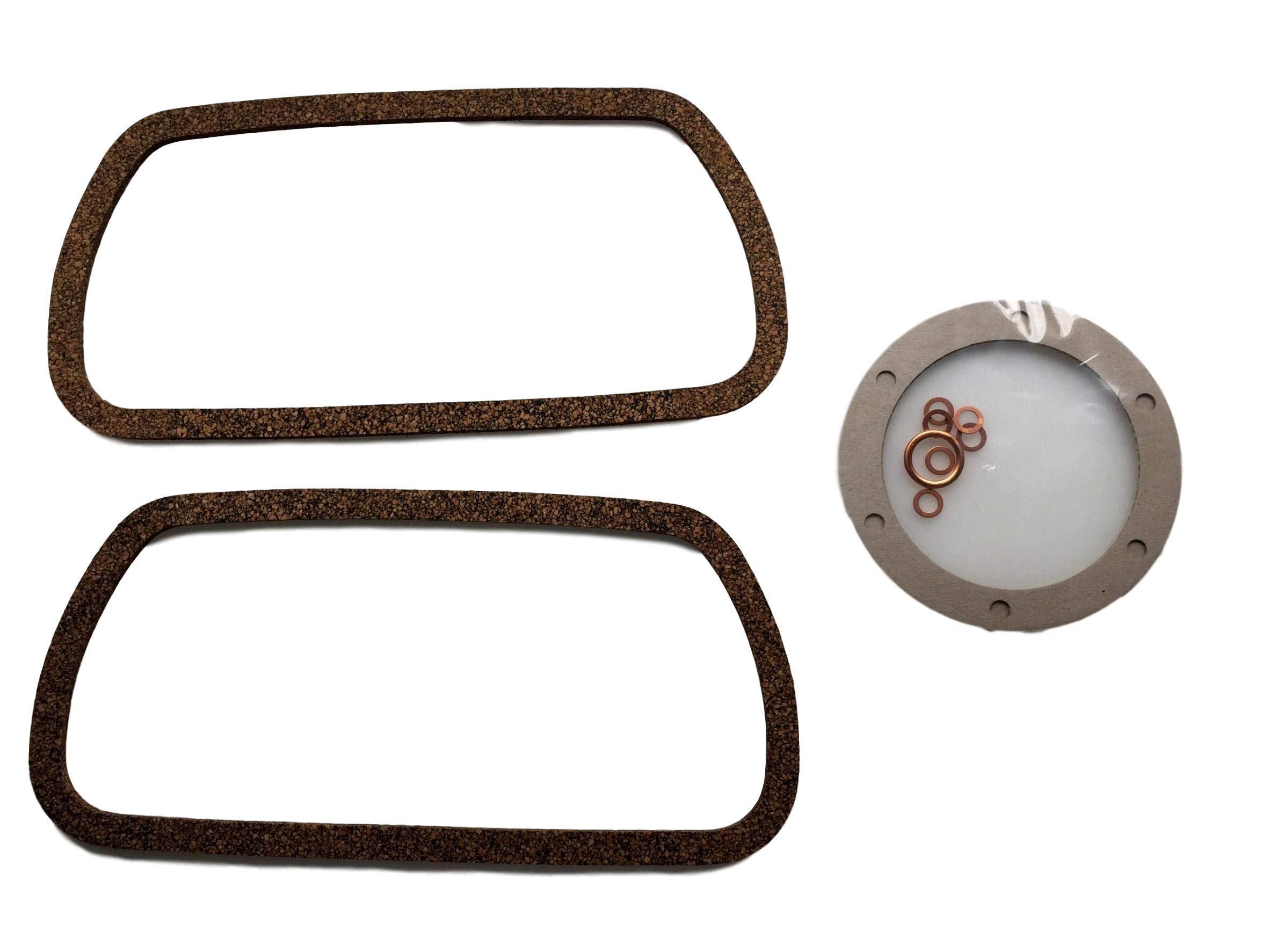 Classic Beetle and T2 Bay Rocker Cover Gaskets and Oil Change Sump Gaskets 1200cc to 1600cc Aircooled Engines