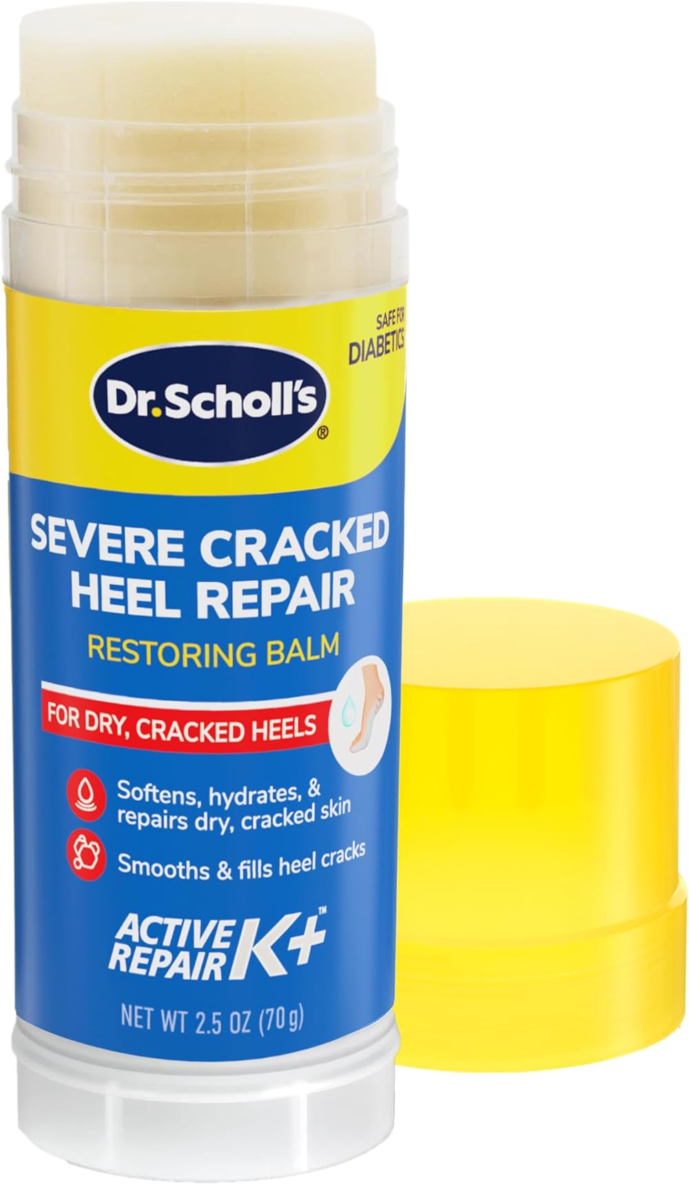 Dr. Scholl's Cracked Heel Repair Balm 2.5oz 25% Urea Dry Cracked Feet