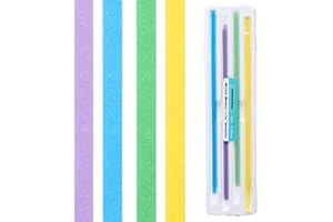 Hpmjz 60 Pcs Dental Polishing Strips Teeth Sanding Grinding Tool Universal Dental Abrasive Strips Teeth Polishing Finishing 4mm x 150mm Finishing Tooth File for Oral Care Cleaning Gloss Contouring