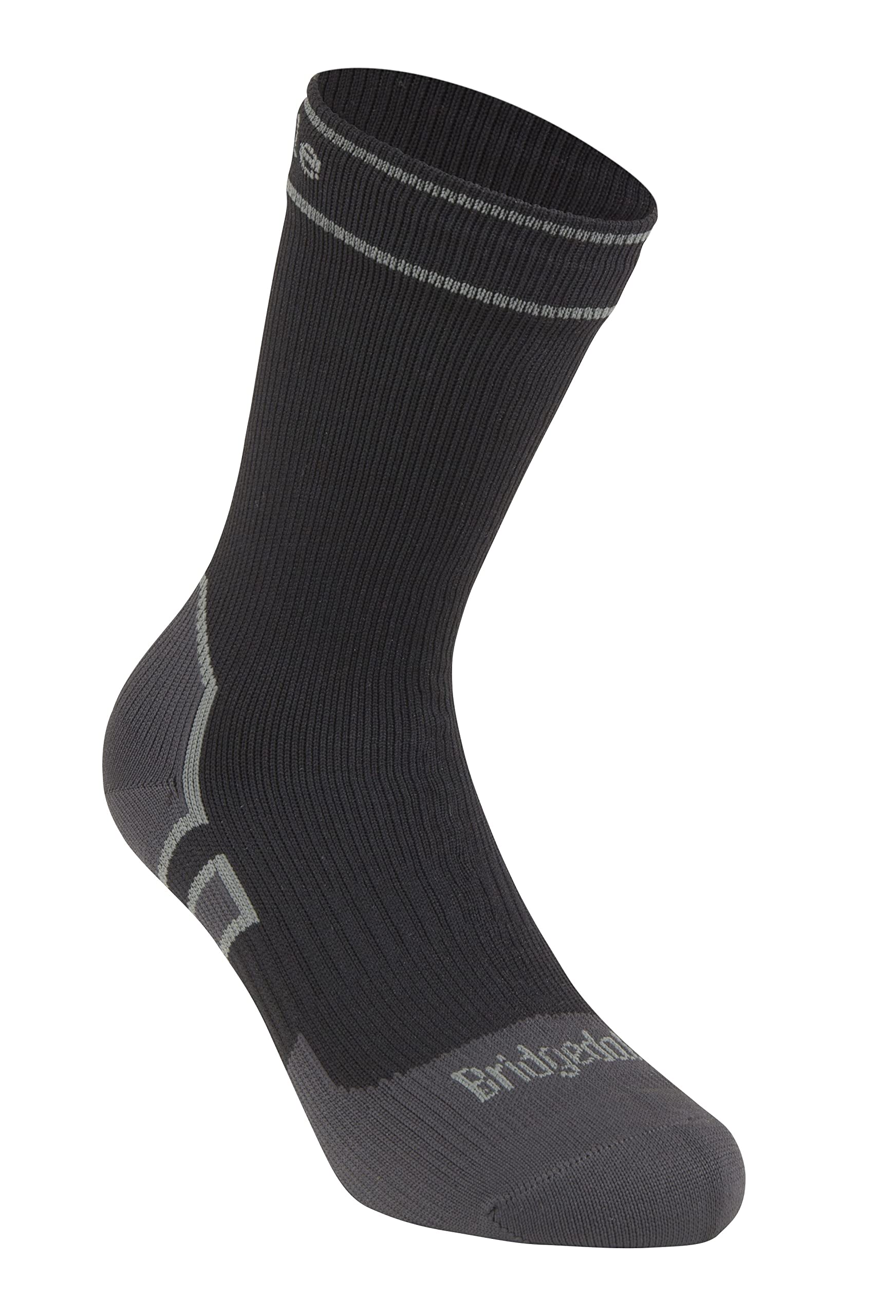 Bridgedale Men's Storm Lw Boot Socks, Black, L UK