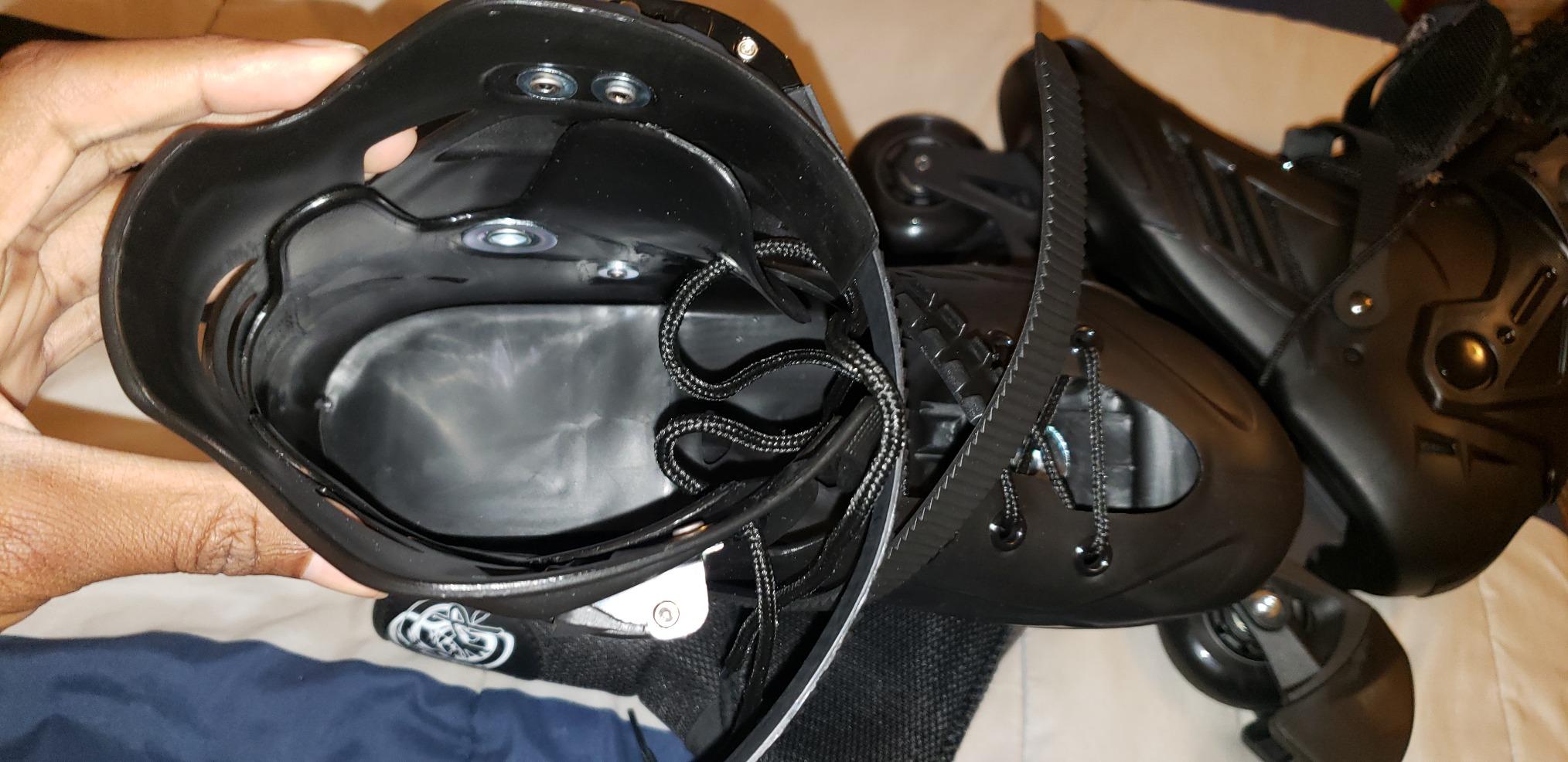 18/mo Finance LIKU Black Professional Inline Skates Unisex Buy Now, Pay Later