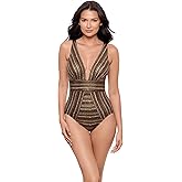 Miraclesuit Women's Swimwear No Static Odyssey Tummy Control Soft Cup One Piece Swimsuit
