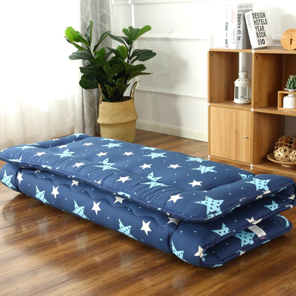 TGDPSTORE Japanese Floor Futon Mattress, Breathable Floor mat Mattress topper Pad Tatami Bed roll Rrgonomics For dorm Living room-A 90x200cm(35x79inch)