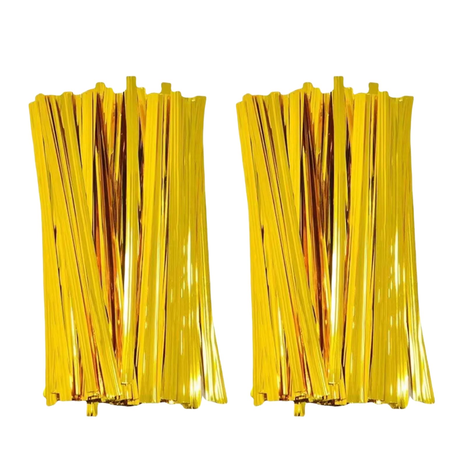 2PACKS 1600Pcs Twist Ties,Gold Metal Wire Twist Ties,Foil Ties Metallic Twist Ties,for Bread Bags,Candy Bags Seal 6cm