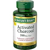 Nature's Bounty Activated Charcoal 260 mg, 100 Capsules | Dietary Supplement, Support Healthy Lifestyle