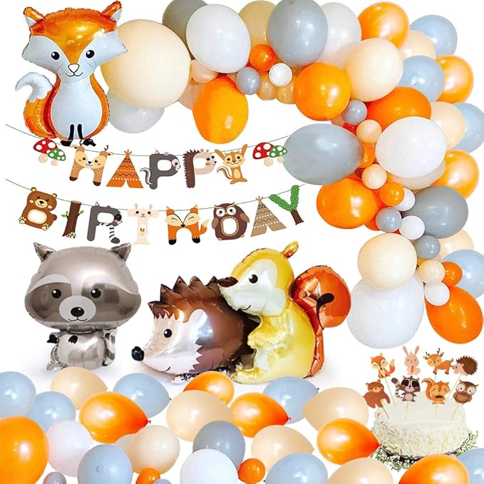 Mmtx Jungle Decorations Anniversaire Garcon Enfant Banniere Joyeux Anniversaire Avec Feuilles De Palmier Latex Ballons Et Safari Forest Animaux Ballon Pour Garcon Anniversaire Bebe Douche Decor Decorations Jeux Et Jouets Libertywings Vn