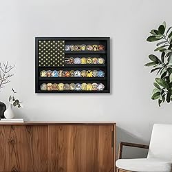 TJWZXX Challenge Coin Holder Display Case Wall