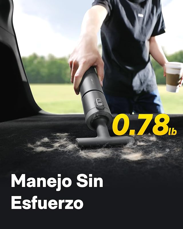 Aspirador de Mano para Coche, Aspirador Portátil Potente