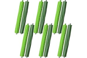 CAUYIEN Replacement Roller Brushes for Roomba i1 i1+ i3 i3+ i4 i4+ i5 i5+ i6 i6+ i7 i7+ i8+ E5 E6 E7 j5 j5+ j7 j7+ Combo j7+ j8 j8+ j9+ Combo j9+ Robotic Vacuum Cleaners Multi-Surface Rubber Brushes