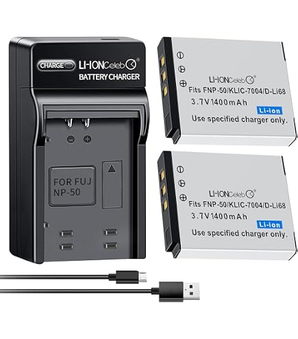 Battery Pack for Fujifilm FinePix F80EXR, F85EXR, F100FD, F200EXR