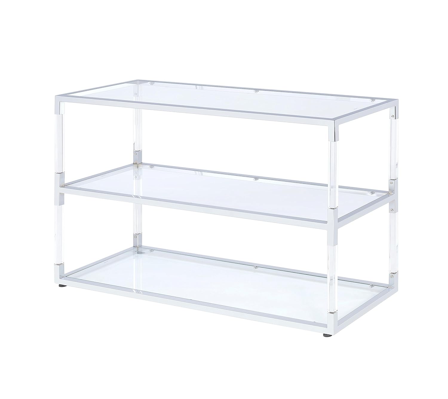 Best acme glass sofa table