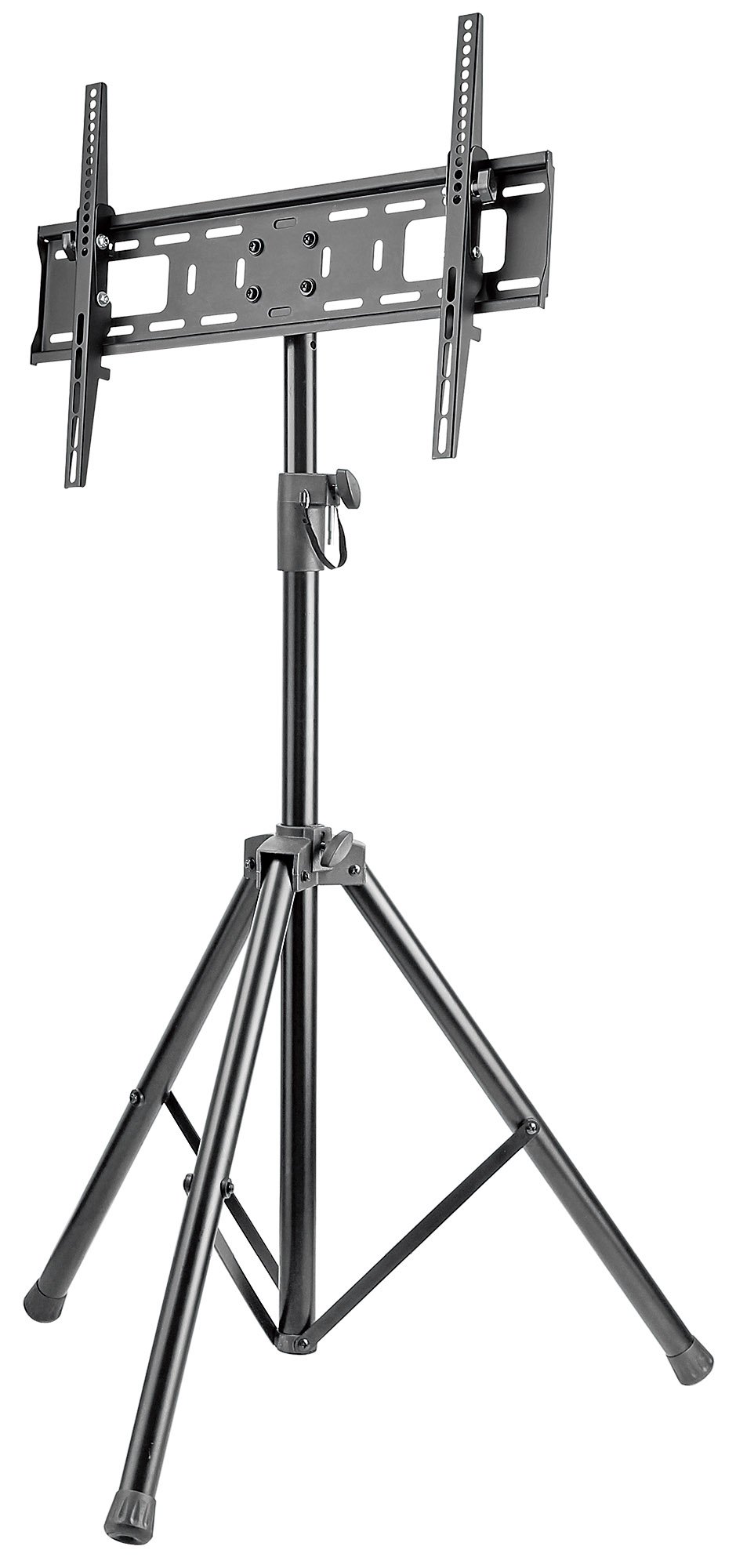 Manhattan TV & Monitor Mount, Tripod Floor Stand, 1 screen, Screen Sizes: 37-65", Black, VESA 200x200 to 600x400mm, Max 35kg, LFD, Lifetime Warranty
