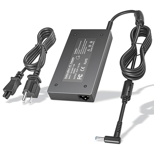 Vanzflow Caricabatterie 120W 6.15A Per HP USB‑C Dock G5 E G2, Connettore Blu 4.5×3.0mm, Per Envy E Omen